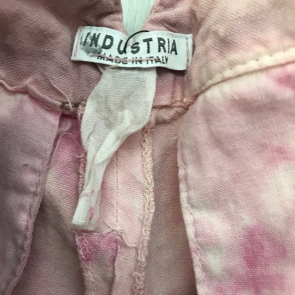 Industria Vtg ink Painters Pant High Rise Button Fly Ankle Pant Womens 0 - Picture 5 of 11